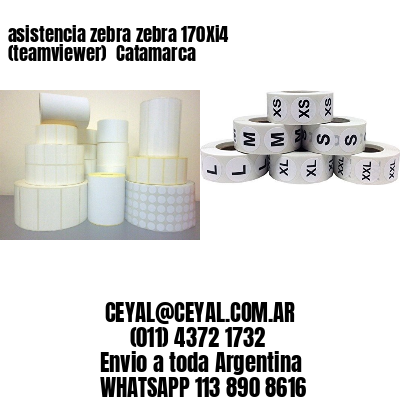 asistencia zebra zebra 170Xi4 (teamviewer)  Catamarca