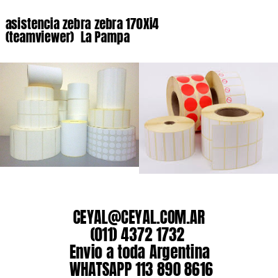 asistencia zebra zebra 170Xi4 (teamviewer)  La Pampa