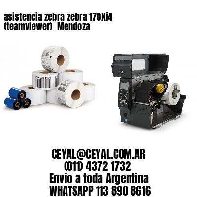 asistencia zebra zebra 170Xi4 (teamviewer)  Mendoza