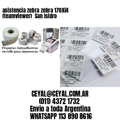asistencia zebra zebra 170Xi4 (teamviewer)  San Isidro