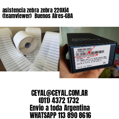 asistencia zebra zebra 220Xi4 (teamviewer)  Buenos Aires-GBA