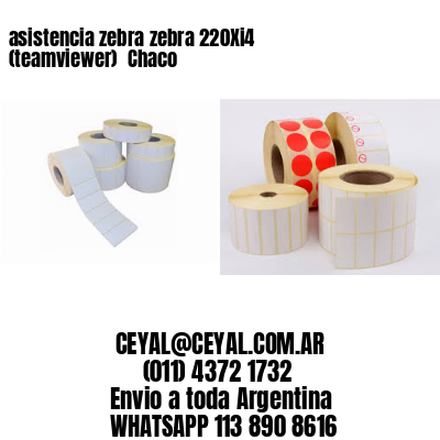asistencia zebra zebra 220Xi4 (teamviewer)  Chaco