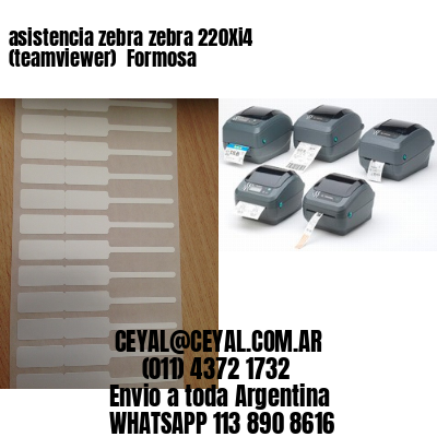 asistencia zebra zebra 220Xi4 (teamviewer)  Formosa