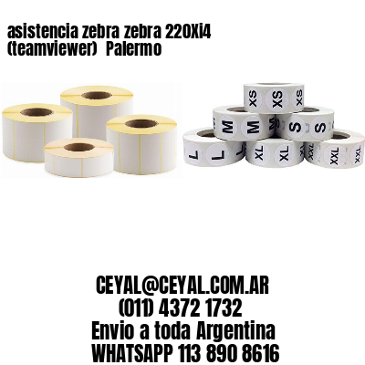 asistencia zebra zebra 220Xi4 (teamviewer)  Palermo