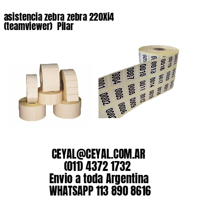 asistencia zebra zebra 220Xi4 (teamviewer)  Pilar