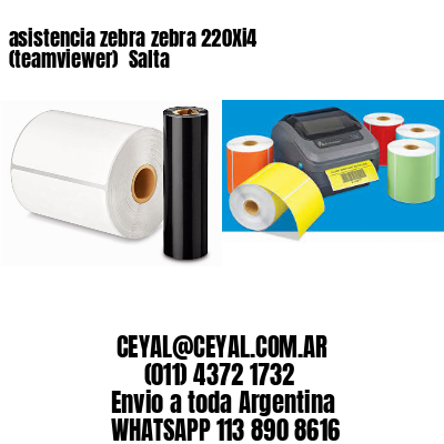 asistencia zebra zebra 220Xi4 (teamviewer)  Salta