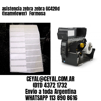 asistencia zebra zebra GC420d (teamviewer)  Formosa