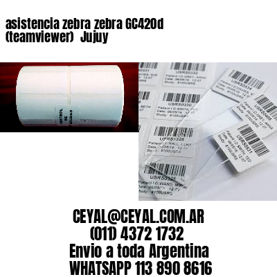 asistencia zebra zebra GC420d (teamviewer)  Jujuy