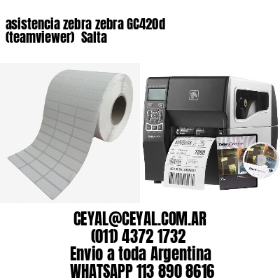 asistencia zebra zebra GC420d (teamviewer)  Salta