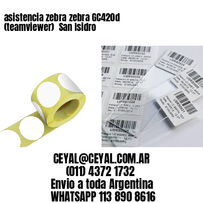 asistencia zebra zebra GC420d (teamviewer)  San Isidro