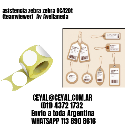 asistencia zebra zebra GC420t (teamviewer)  Av Avellaneda