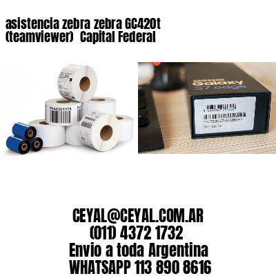 asistencia zebra zebra GC420t (teamviewer)  Capital Federal