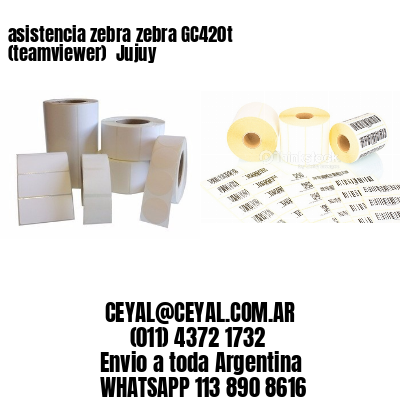 asistencia zebra zebra GC420t (teamviewer)  Jujuy