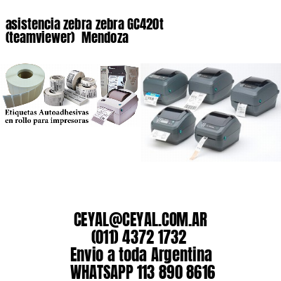 asistencia zebra zebra GC420t (teamviewer)  Mendoza