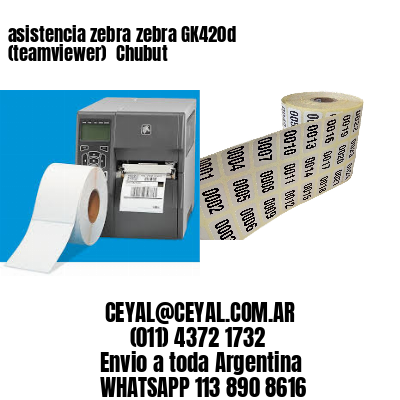 asistencia zebra zebra GK420d (teamviewer)  Chubut