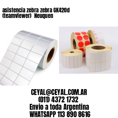 asistencia zebra zebra GK420d (teamviewer)  Neuquen