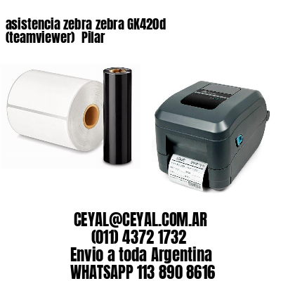 asistencia zebra zebra GK420d (teamviewer)  Pilar