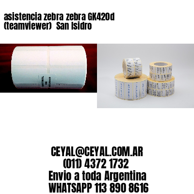 asistencia zebra zebra GK420d (teamviewer)  San Isidro