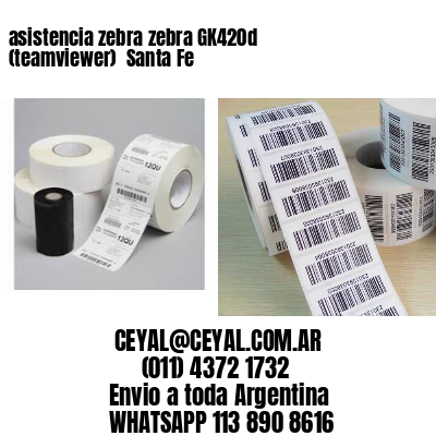 asistencia zebra zebra GK420d (teamviewer)  Santa Fe