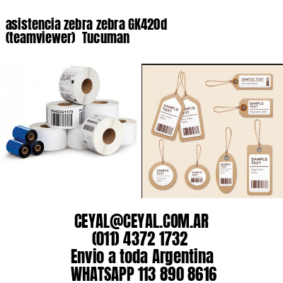 asistencia zebra zebra GK420d (teamviewer)  Tucuman