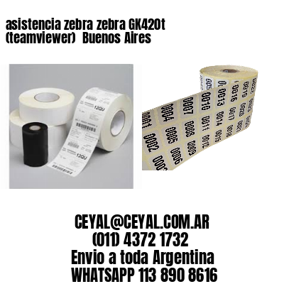 asistencia zebra zebra GK420t (teamviewer)  Buenos Aires
