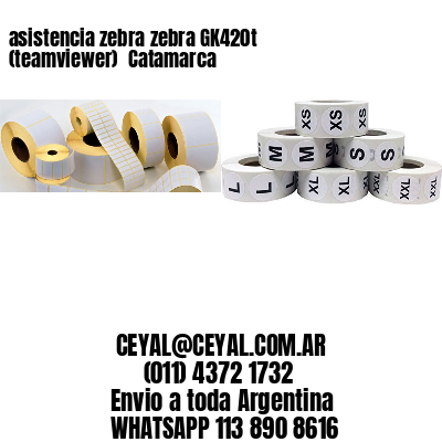 asistencia zebra zebra GK420t (teamviewer)  Catamarca