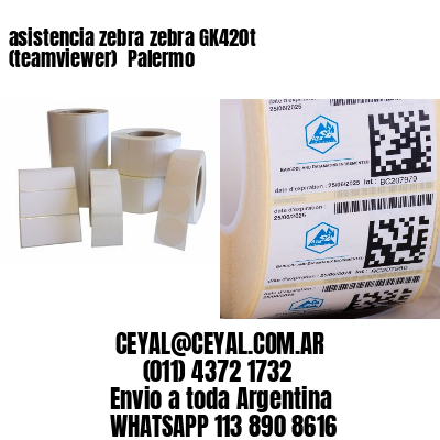 asistencia zebra zebra GK420t (teamviewer)  Palermo