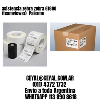 asistencia zebra zebra GT800 (teamviewer)  Palermo