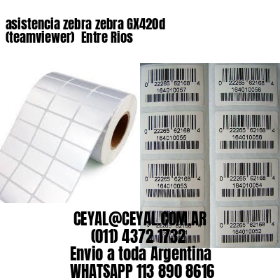 asistencia zebra zebra GX420d (teamviewer)  Entre Rios