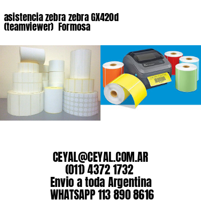 asistencia zebra zebra GX420d (teamviewer)  Formosa