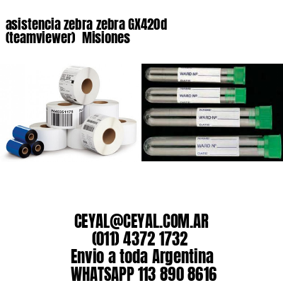 asistencia zebra zebra GX420d (teamviewer)  Misiones