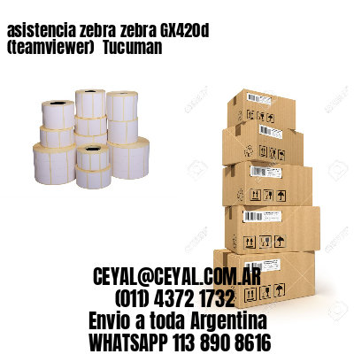 asistencia zebra zebra GX420d (teamviewer)  Tucuman