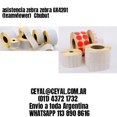 asistencia zebra zebra GX420t (teamviewer)  Chubut