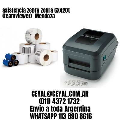asistencia zebra zebra GX420t (teamviewer)  Mendoza