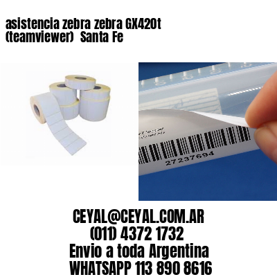 asistencia zebra zebra GX420t (teamviewer)  Santa Fe