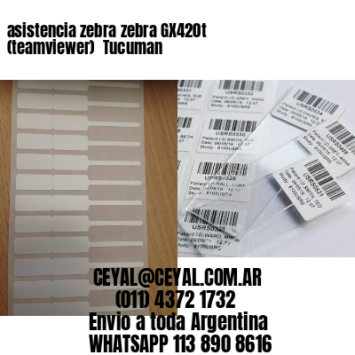 asistencia zebra zebra GX420t (teamviewer)  Tucuman