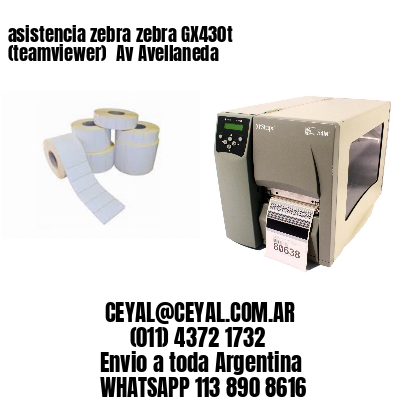 asistencia zebra zebra GX430t (teamviewer)  Av Avellaneda