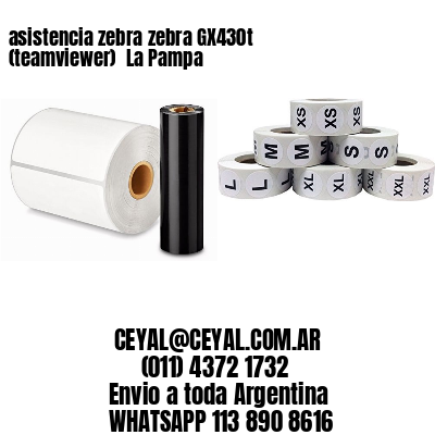 asistencia zebra zebra GX430t (teamviewer)  La Pampa