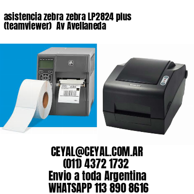 asistencia zebra zebra LP2824 plus (teamviewer)  Av Avellaneda