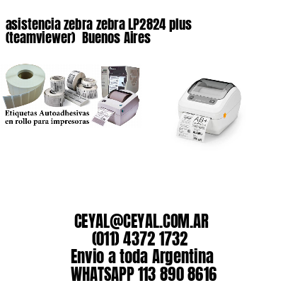 asistencia zebra zebra LP2824 plus (teamviewer)  Buenos Aires