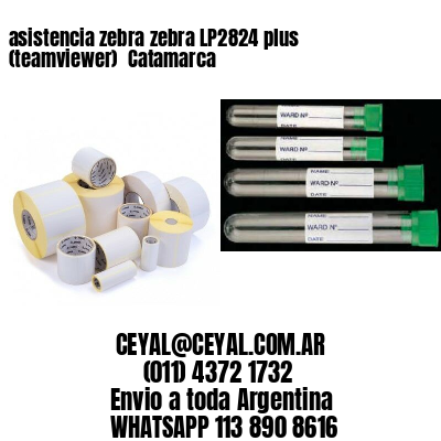 asistencia zebra zebra LP2824 plus (teamviewer)  Catamarca