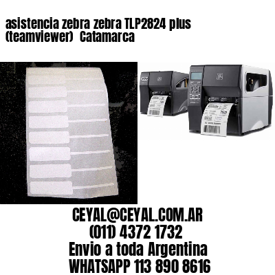 asistencia zebra zebra TLP2824 plus (teamviewer)  Catamarca