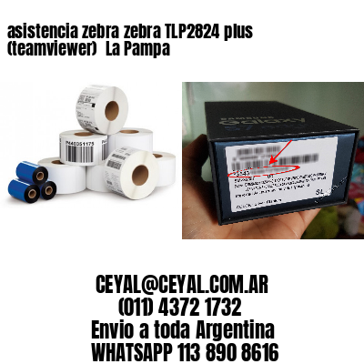 asistencia zebra zebra TLP2824 plus (teamviewer)  La Pampa