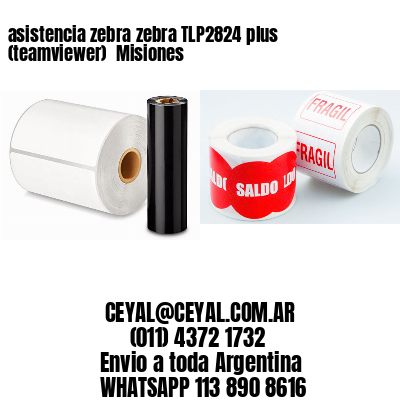 asistencia zebra zebra TLP2824 plus (teamviewer)  Misiones
