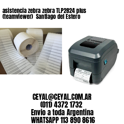 asistencia zebra zebra TLP2824 plus (teamviewer)  Santiago del Estero