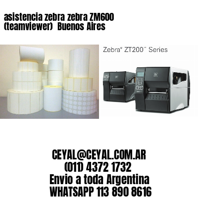 asistencia zebra zebra ZM600 (teamviewer)  Buenos Aires