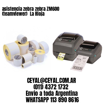 asistencia zebra zebra ZM600 (teamviewer)  La Rioja