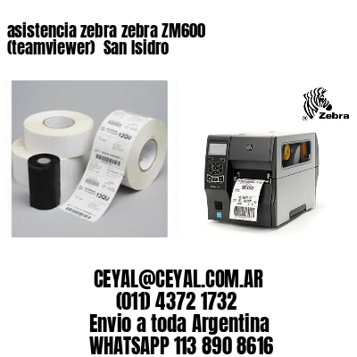 asistencia zebra zebra ZM600 (teamviewer)  San Isidro
