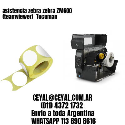 asistencia zebra zebra ZM600 (teamviewer)  Tucuman