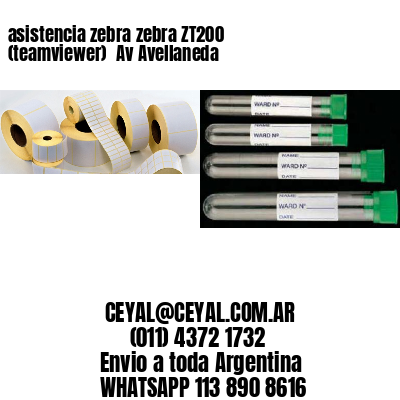 asistencia zebra zebra ZT200 (teamviewer)  Av Avellaneda